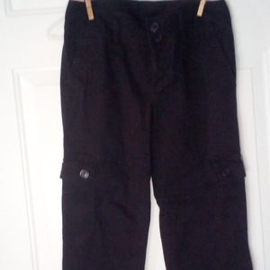 Elemeno Black dressy cropped pants